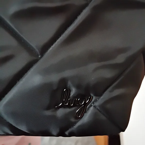Lug Flare Crossbody Purse Black